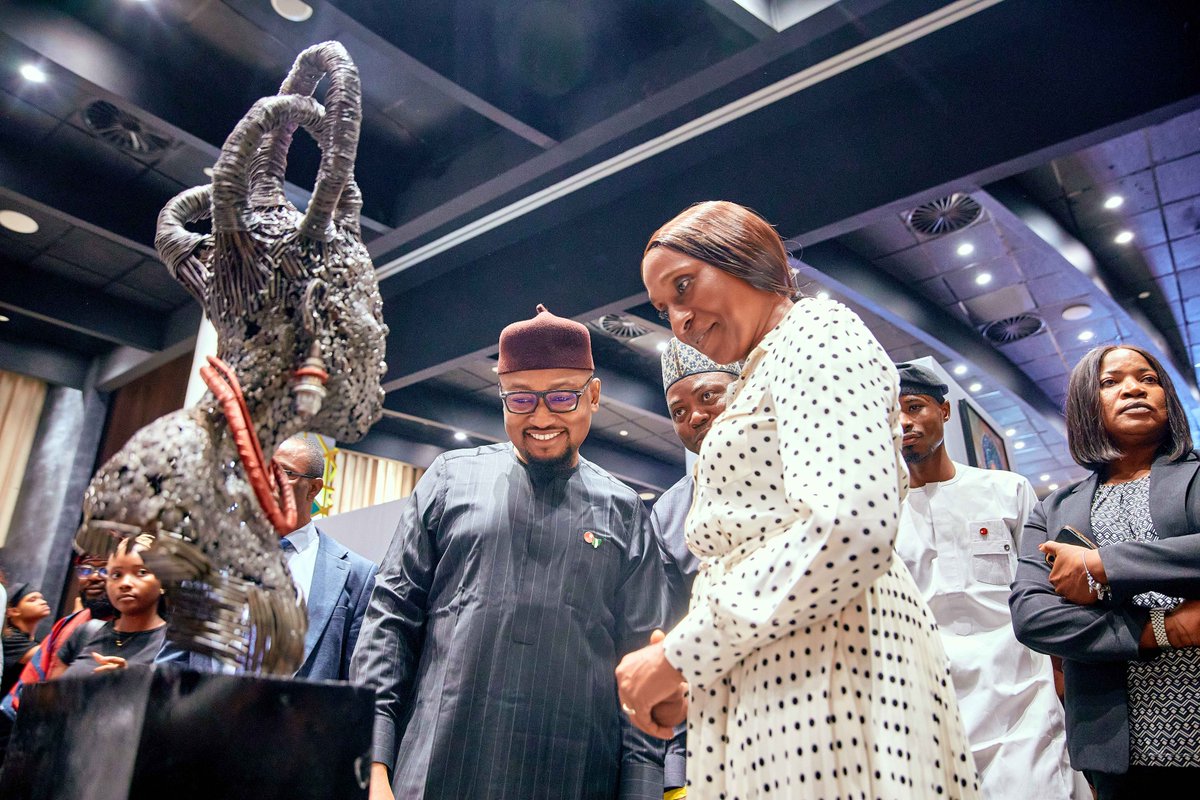 Sterling_Bankng's tweet photo. Nigeria tells its stories in many ways, and our artists know how to bring them to life.

Through bold strokes, powerful sculptures and distinct perspectives, #UncoverNaija put Nigeria’s creative spirit on full display.

Sterling was proud to support a space where our stories could be seen, felt and remembered.

The exhibition may be over, but the work continues to shape conversations around Nigerian art, culture and creativity.

#UncoverNaija #TimelessCapital #SterlingBank #CreativeEconomy