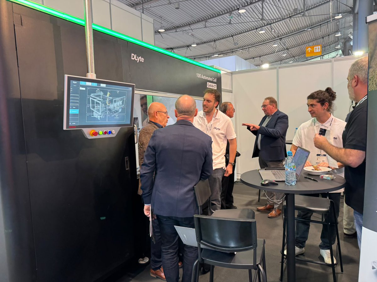 Gpainnova's tweet photo. 📢 #GPAINNOVA is at #AMB2026 in #Stuttgart! 🇩🇪
Discover the #DLyte Automated 100 Cell CT for fully automated carbide tool #finishing, plus our latest #DLyte & patented #DryLyte solutions. ✨
📍Booth 5D40, hall 5, @Messe_Stuttgart | Until Sept. 19
#electropolishing #polishing https://t.co/9rYZ6d29W4