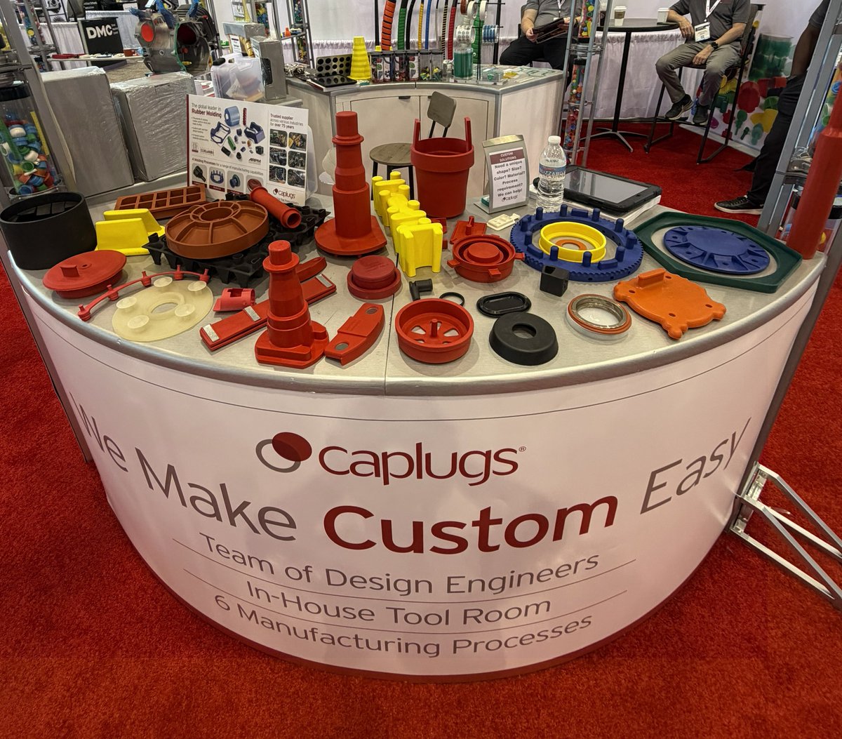 caplugscanada's tweet photo. 🚨 IMTS 2026 is underway! Stop by Caplugs at Booth #135536 to explore rubber, custom, industrial and hose protection products. See our solutions up close, meet our experts and pick up a FREE sample kit! 📍McCormick Place, Chicago #IMTS2026 https://t.co/k71FIel3YF