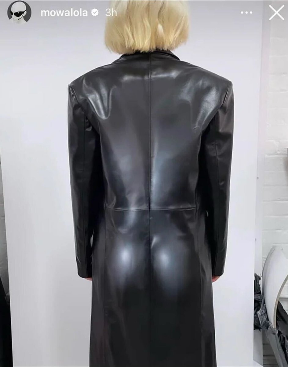 rogue's tweet photo. The Mowalola leather coat features an optical illusion body print that will make everyone look twice on the street https://t.co/X6p0eV5cUi
