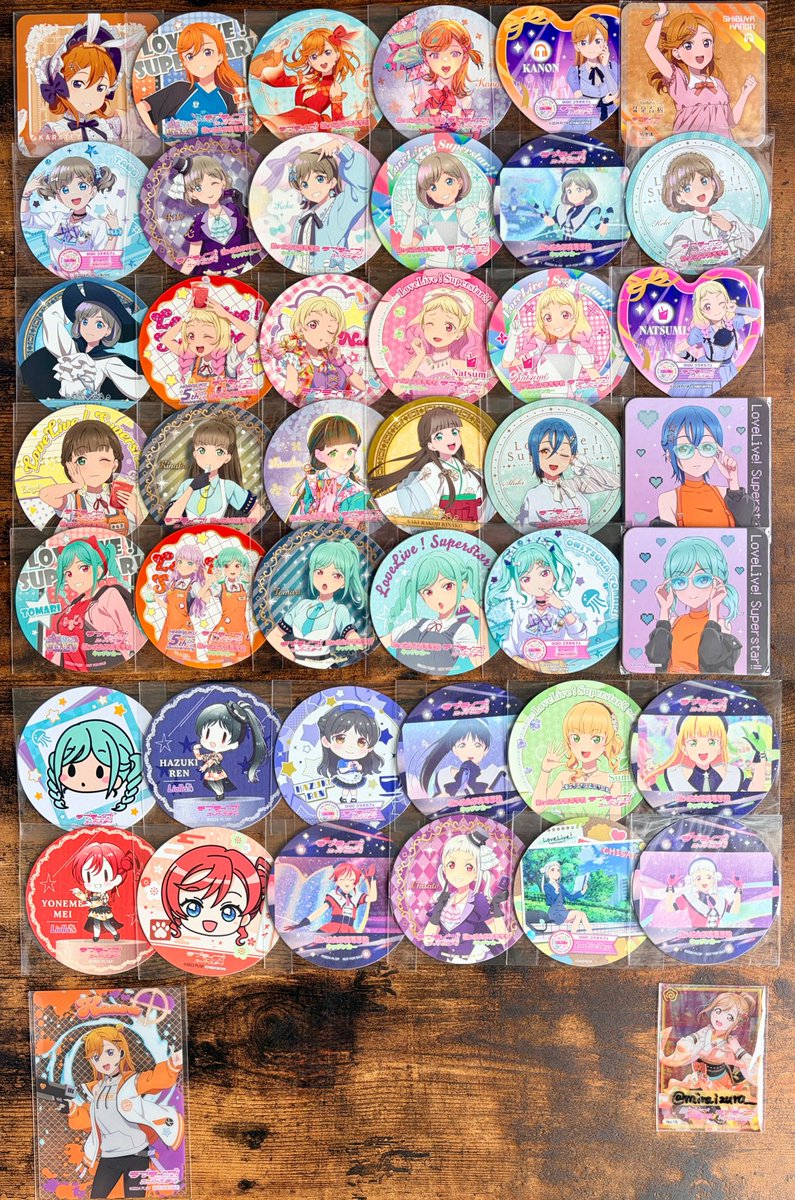 miraizura___'s tweet photo. 【ラブライブ！交換 譲渡】Liella! キッチンカー コースター 体育祭 カラオケの鉄人 お台場 キャラcafe クリアブロマイド

譲：かのん、可可、夏美、きな子、四季
　　冬毱、恋、すみれ、メイ、千砂都

求：画像３四季、メイ、マルガレーテ
　　可可or固定ポストor 〜定価

都内お手渡しまたは郵送📮 https://t.co/IQDiJZSnCj