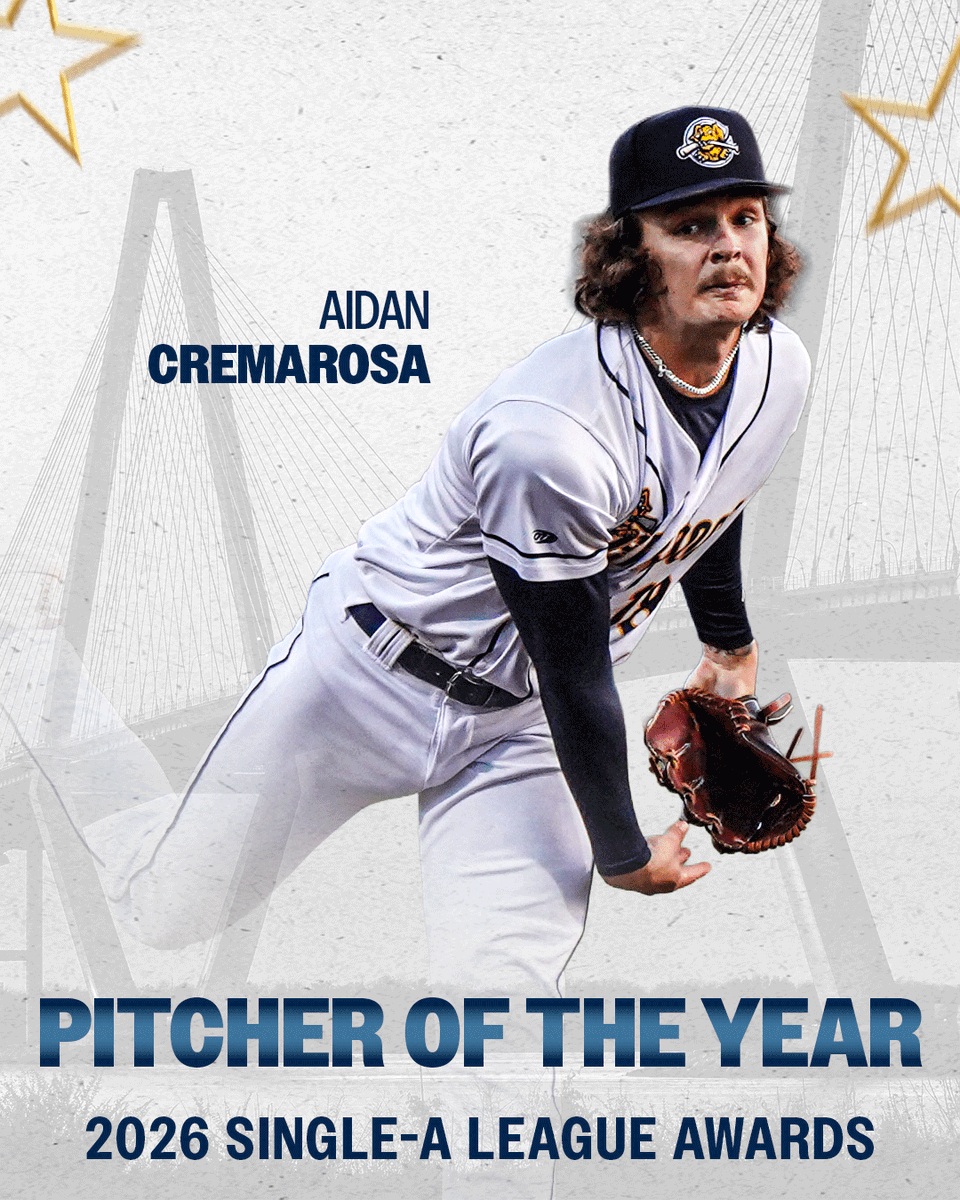ChasRiverDogs's tweet photo. The stars were out in Charleston 🤩

Cooper Flemming - Carolina League MVP and All-Star
Aidan Cremarosa - Carolina League Pitcher of the Year and All-Star
Taitn Gray - Carolina League All-Star
Yereny Teus - Carolina League All-Star

Congratulations to our RiverDogs for receiving these awards from MiLB! We were honored to watch greatness all season long. ⚾️🥇
