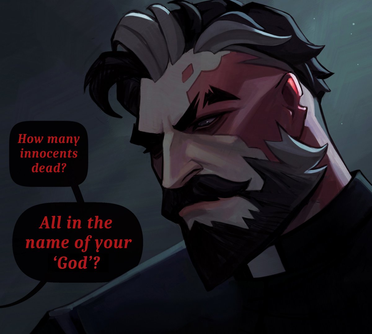 godsbitten_'s tweet photo. "Vengeance is mine, I will repay, saith the Lord" #deadlock #venator #drifter https://t.co/9zbiULmA0l
