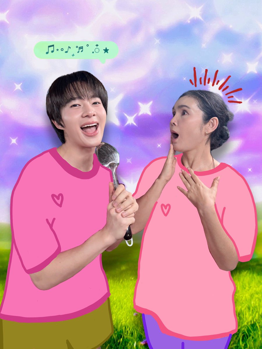 HUGELHEESeries's tweet photo. มนต์รักฮักอีหลี HUG E-LHEE : Somtum Rhapsody 🌶️🎙️

Q5 ~ ลุยกันต่อโลดดด 🤗

ดึก ๆ จั่งซี้ แต่กะบ่ยั่นเด้อ ทุกคนยังสู้กันอยู่ แต่บางเทื่อกะต้องปลุกใจโตเองด้วยเสียงดนตรีจักหน่อย 😙🤏🏻

ดู๊ ๆๆๆ บักน้อยตินั่น ตั้งท่าร้องเพลงซะบ่ย่านแม่คำพันธ์เลยเด้ เนอะแม่… ชะอุ้ย! แม๊ 😣 ไหนว่าแม่บ่มักร้องเพลง แต่เบิ่งท่าแม่แล้ว อลังการกว่าบักน้อยอีกเด้อ 😂

เอาเป็นว่า… ให้แม่ลูกเพิ่นได้ขยับแข้งขยับขากันไปก่อนเนาะ ส่วนพวกเฮากะส่งใจไปช่วย Q5 กันเด้อออ 💚🩷

HUG E LHEE Q5
#มนต์รักฮักอีหลีQ5