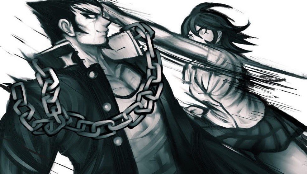 SamScarfed's tweet photo. Why does it feel like no one talks about Nekomaru And Akane’s dynamic? My guy took a rocket for her, Sacrificed himself for her (and everyone else) and, based on her FTE, is the 1st person of power that didn’t leave/SA/SH her. And yet NOBODY talks about them as much as other duos https://t.co/0qZwfPxR2o