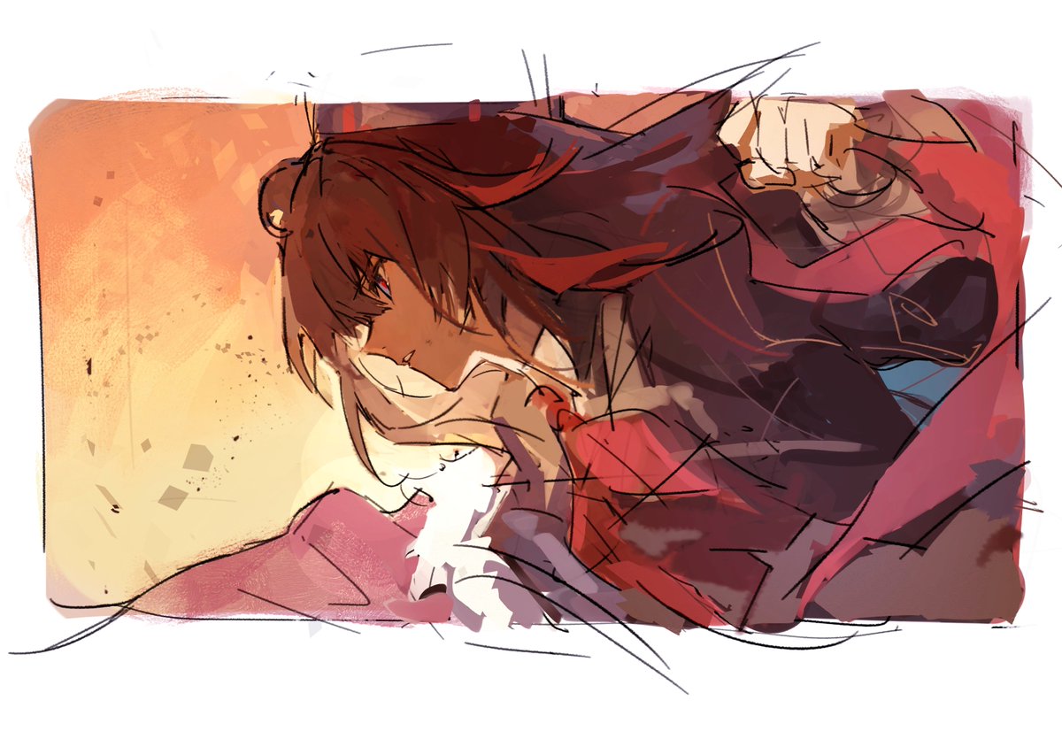 ningjiu99's tweet photo. #アークナイツ版深夜の真剣お絵かき60分一本勝負（+15min）🐻 https://t.co/BNVx6QPG4p