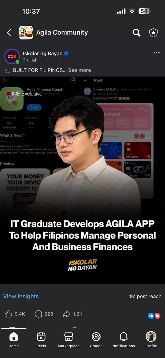 RAARenzo's tweet photo. Agila: Finance Coach hit 112,700+ Downloads. 
Grabe. 🥹🦅

Na-feature sa DZXL News Radio at Iskolar ng Bayan.

And all of this happened within just 1 week.

Sobrang overwhelming but I’m also incredibly grateful ❤️ https://t.co/DYeTZ3bqEe