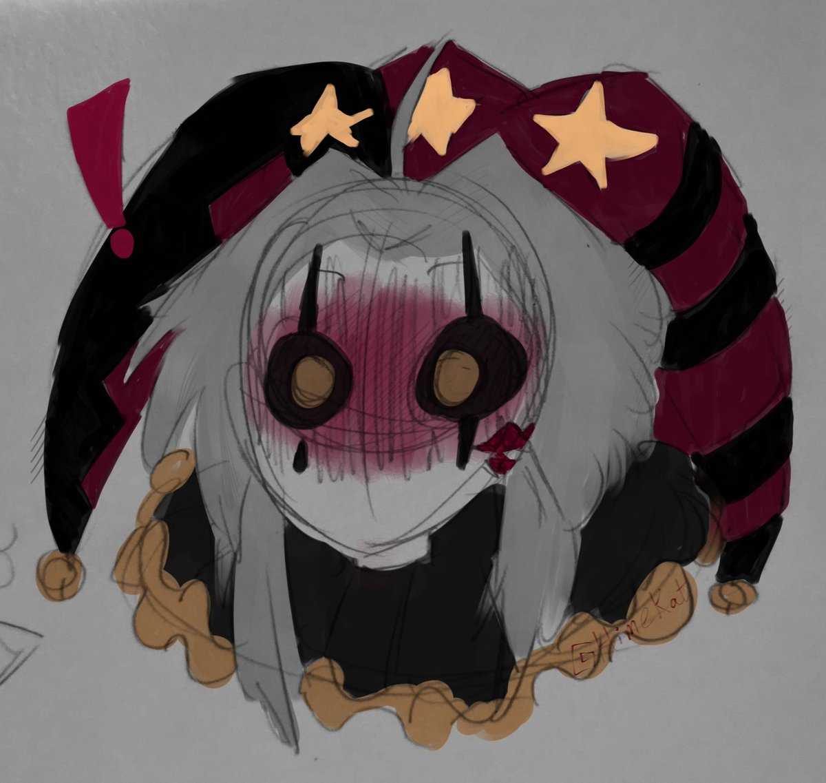 HimeKatio's tweet photo. I may or may not really like #Pierrot rn...  #tfc #thefreakcircus https://t.co/IiRb8ptbtX