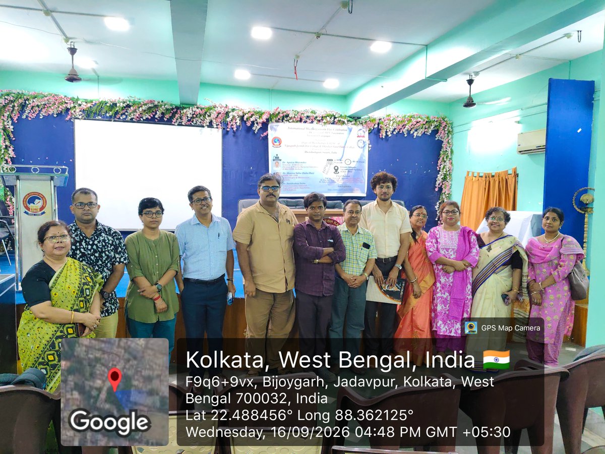 vjrcsmc's tweet photo. On the occasion of International Microorganisms Day the Dept of Microbiology, VJRC &amp; Dept of Microbiology Dhruva Chand Halder College in association with Microbiologist Society of India organized an awareness campaign on 'HPV Associated Cancer and HPV Vaccination' on 16.09.2026 https://t.co/YzBJVekgUo