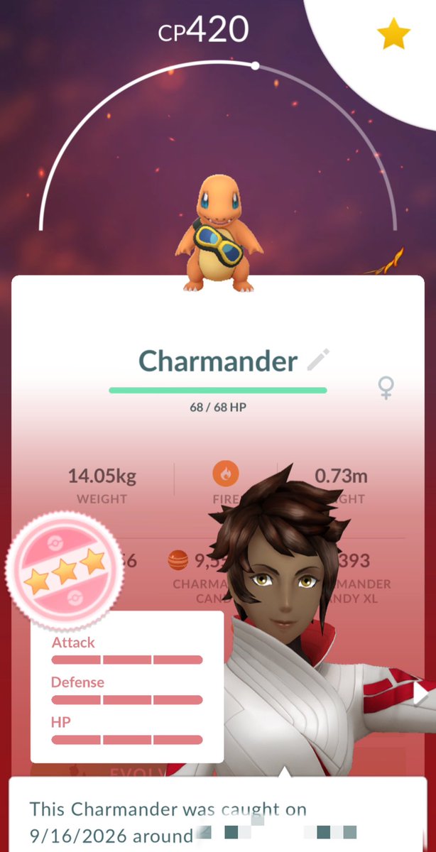 0LOVEoPEACHo0's tweet photo. Night grind 🌙✨
Got 2 shinies and a 100% IV 💛
Going all out for the Charizard raids tomorrow🔥
Great job on Day 1 ✩.*˚

 #PokemonGO  #ShinyCharmander  #ポケモンGO色違い  #ヒトカゲ色違い https://t.co/EYIUPKBcDe