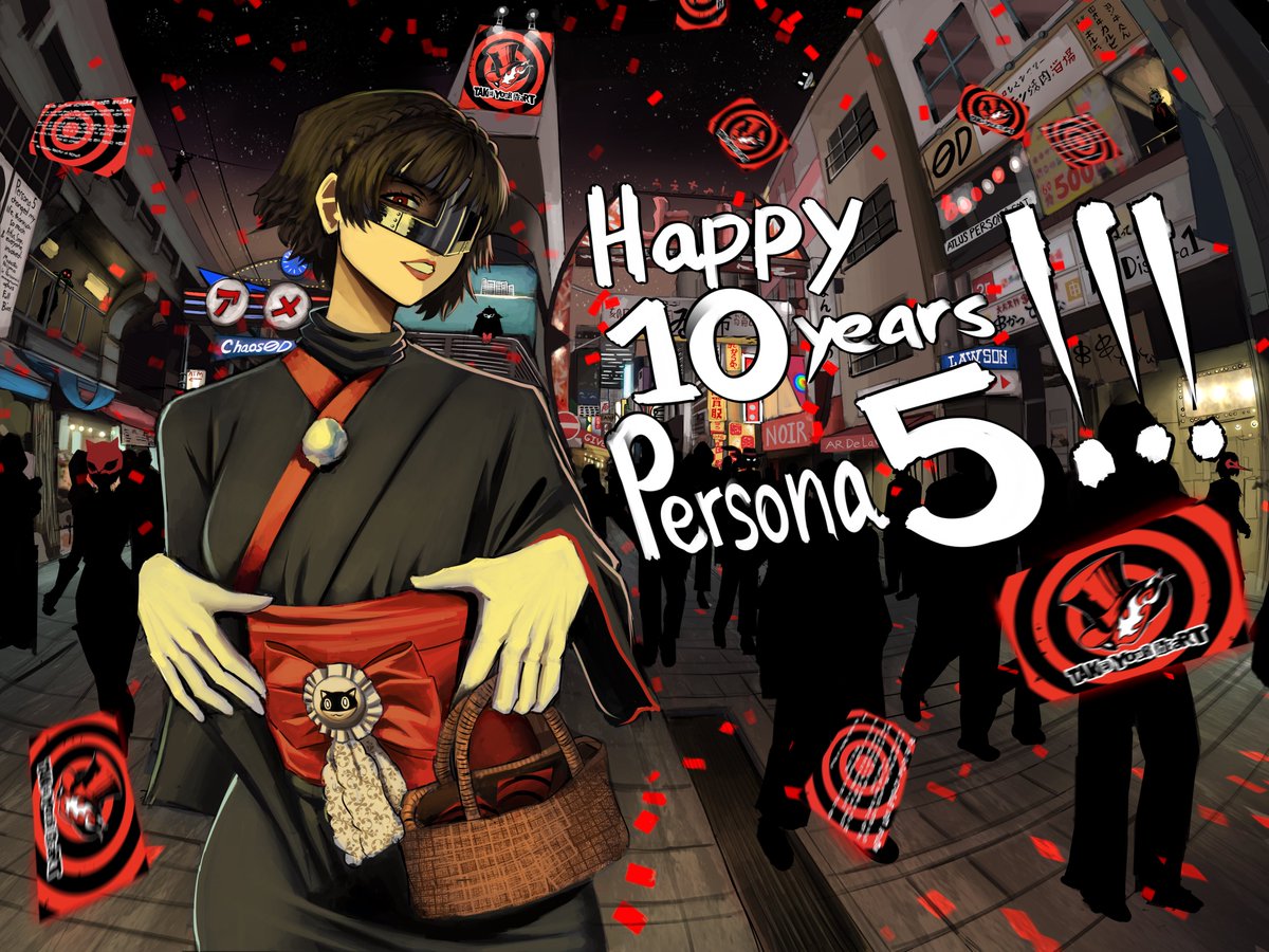 ChaosODed's tweet photo. ❤️HAPPY 10TH ANNIVERSARY PERSONA 5!!! 🖤
#Persona5 #ペルソナ5 https://t.co/CVtyofaZ96