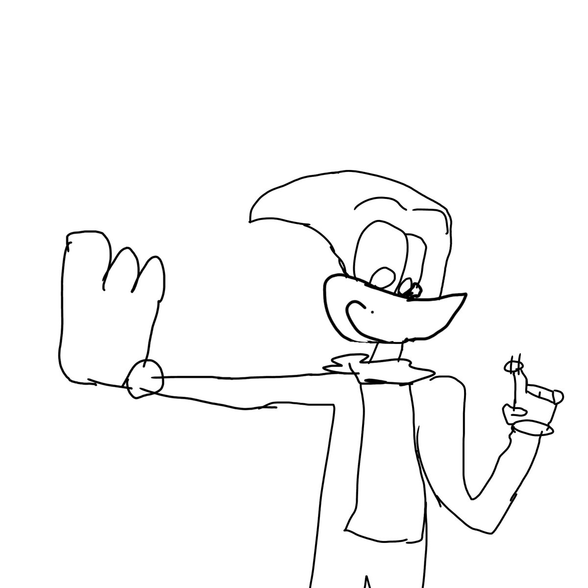 Morangox84587's tweet photo. @SucoDeLimao27 Eu só desenho o pica-pau do 1999, que ele tem o cabelinho para trás que nem a versão que ganhou o Oscar https://t.co/HP1YZKqAzP