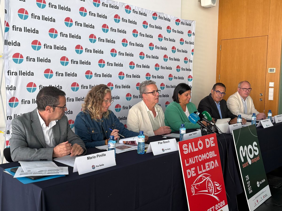 LoJoan's tweet photo. Del 25 al 27 de setembre, Lleida tornarà a ser un gran aparador de territori amb #FiraMOS i el Saló de l’Automòbil. Des de @DiputacioLleida hi serem amb una àmplia presència de #GustDeLleida, unint productors, restauradors i esport per projectar el millor de casa nostra. https://t.co/gx4HfGEkmQ