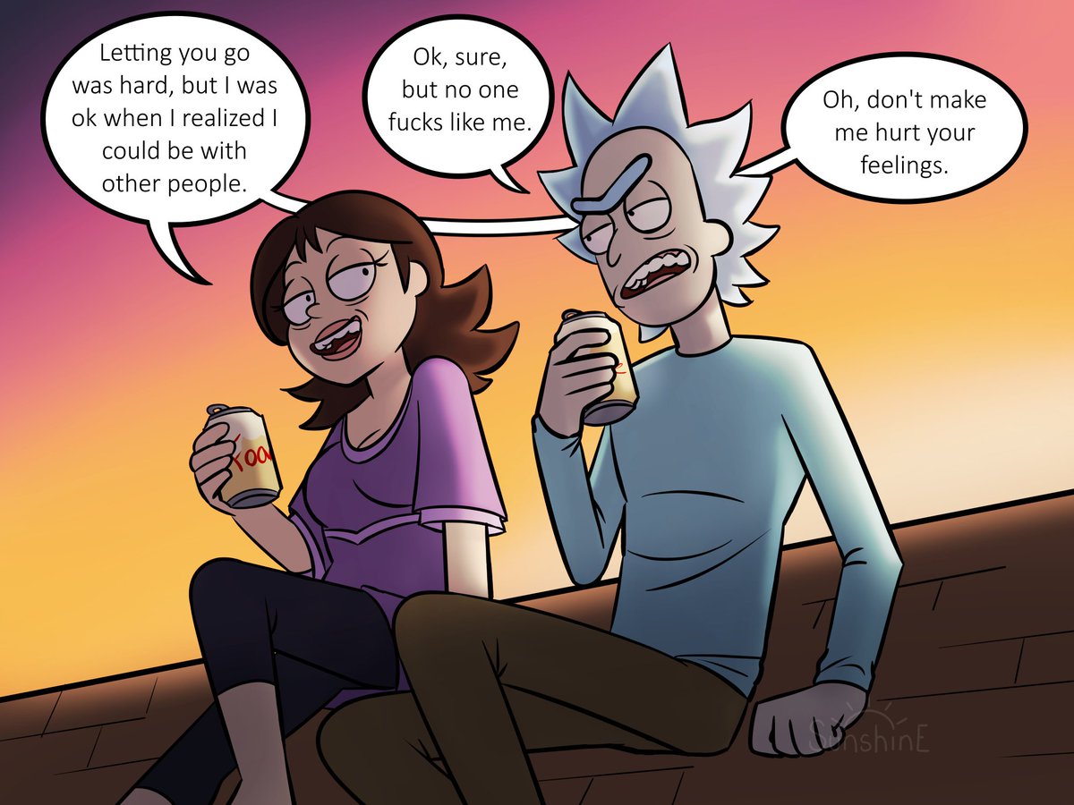SunshineBabeArt's tweet photo. I've got super bad Rick Sanchez X OC disease. It's terminal, I think.

Her name is Laura. ❤️

#rickandmorty #ricksanchez #ricksanchezXoc #fanart #rnm https://t.co/kVIzNCfySJ