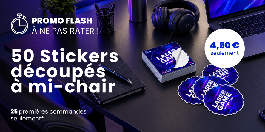 easyflyer's tweet photo. Promos Flash : 50 Stickers découpés à mi-chair à seulement 4,90€
https://t.co/7SW7YkBUUw https://t.co/lzB2uAQbPA