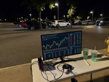 FutrueGlimpsse's tweet photo. POV: Me trading FOMC while waiting for Pokemon Cards https://t.co/WlYL57fFF9