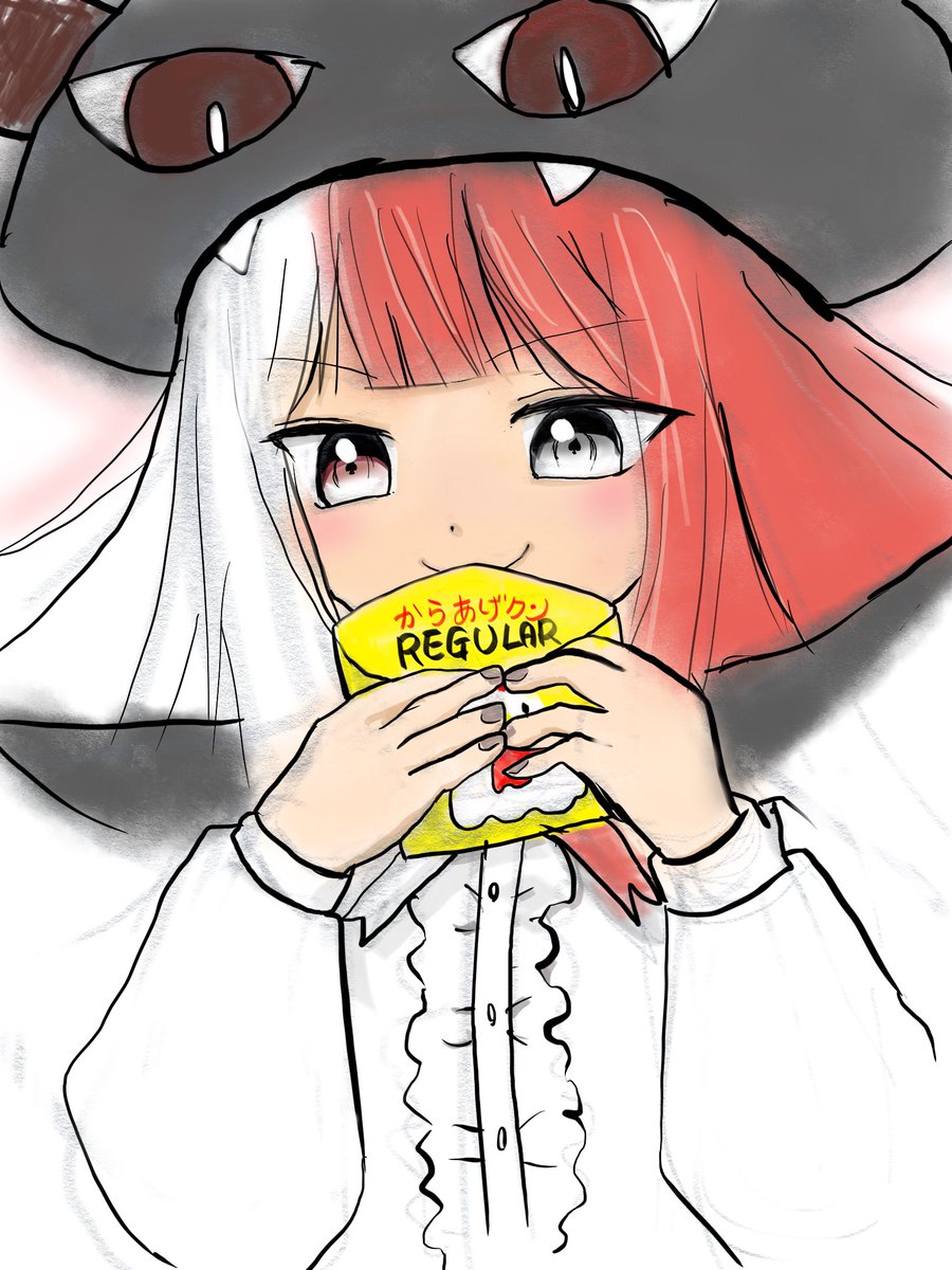 seasandlapis's tweet photo. 深夜のワンドロチャレンジできないので、明るい時間にお母さんと一��にワンドロ😆
あくびちゃん描きました！大変だったけど楽しかった！＃でもんすぺ絵ど #かいてみた 
←私　　　　　　　　母→ https://t.co/mNzVIAGmAv
