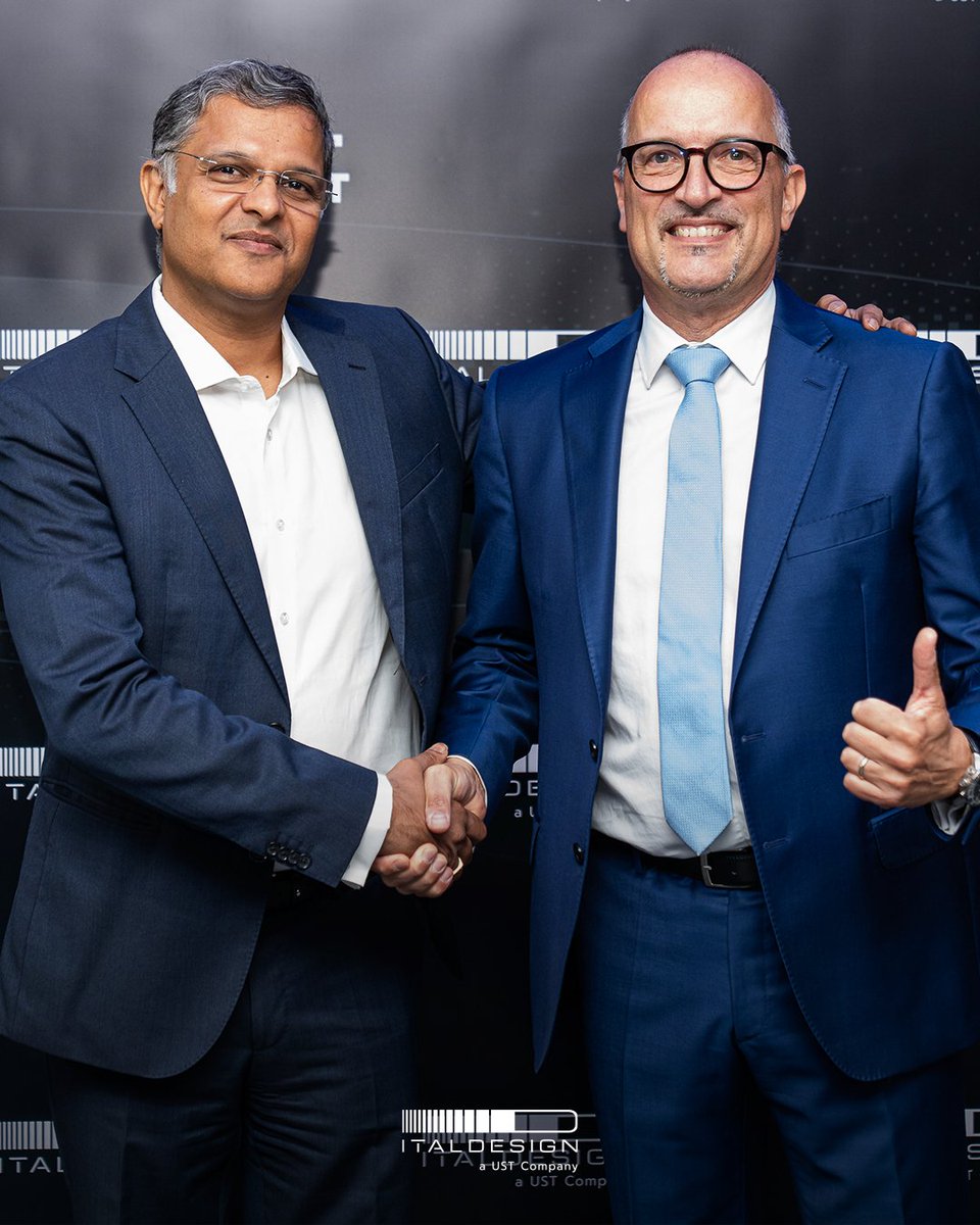 italdesign's tweet photo. Our next chapter brings new possibilities.
Now, as a @USTglobal company, we’re bringing together design, engineering, AI and software to deliver integrated product development services.
New capabilities, with the values and creative spirit that always defined us. #Italdesign #UST https://t.co/S7aho65qy6