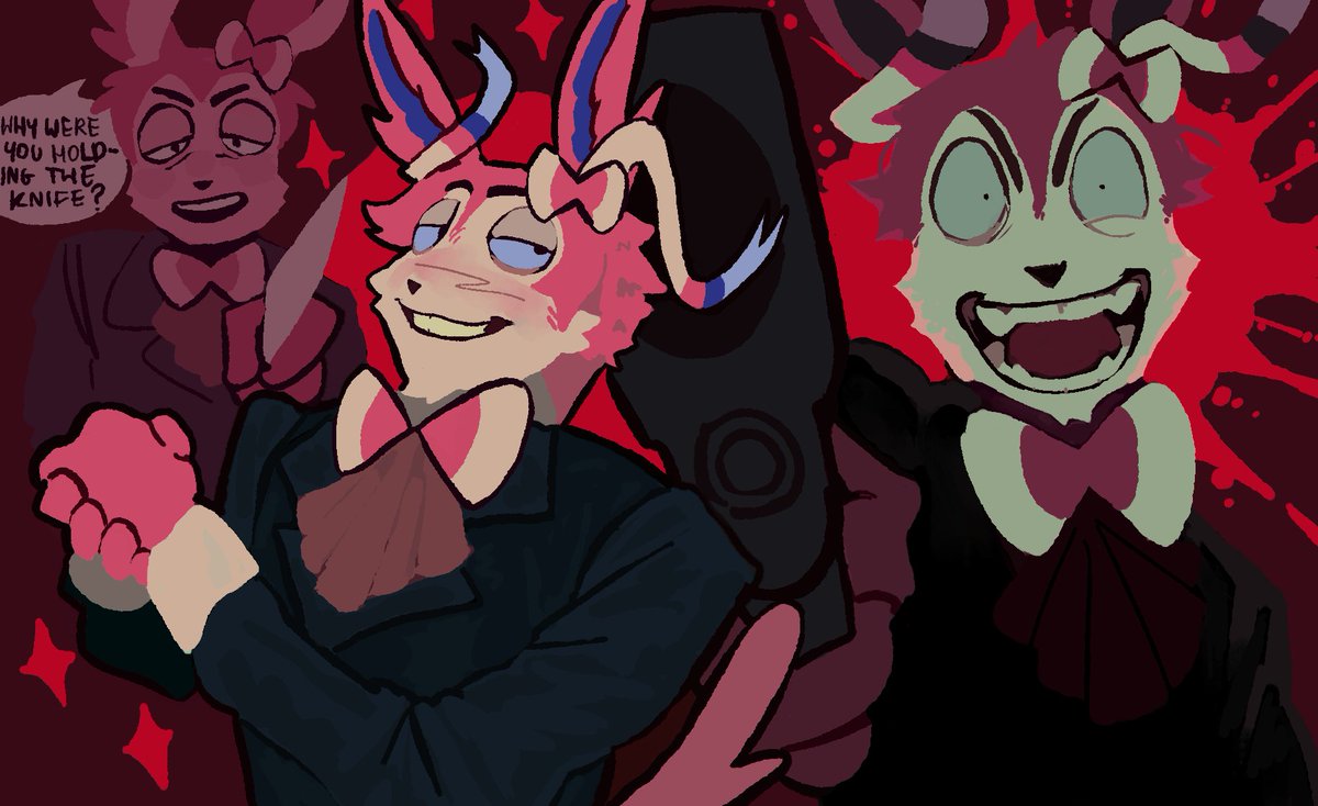 rottenpanthera's tweet photo. I dont care anymore *posts this and runs away immediately* #starters #drsylveon https://t.co/cEpKCCFkNI