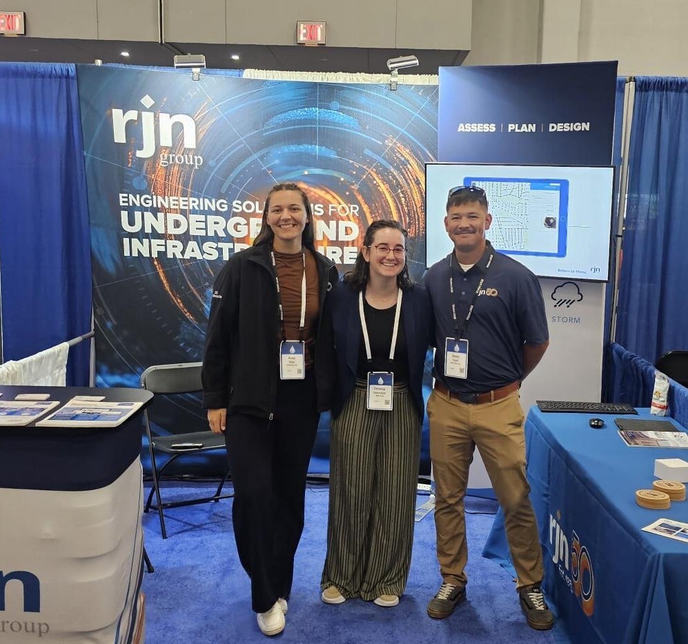 rjn_group's tweet photo. Day 1 of WaterJAM 2026 is in the books! 💧

Anne Potter, EIT, Christina Camonayan, and Daniel Edgell are having a great time representing RJN, connecting with industry professionals, and talking all things water and wastewater.

#WaterJAM2026 #TheGroup https://t.co/Vy2EyoKDjF