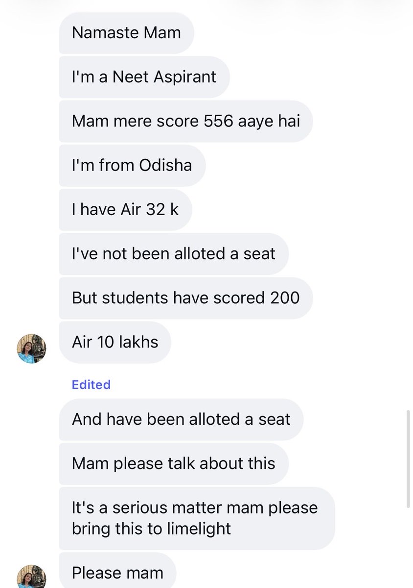 talk2anuradha's tweet photo. What’s going on in Odisha? I’m getting so many messages from students. https://t.co/kaHRg8Ugki