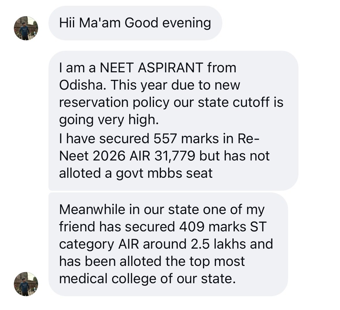 talk2anuradha's tweet photo. What’s going on in Odisha? I’m getting so many messages from students. https://t.co/kaHRg8Ugki