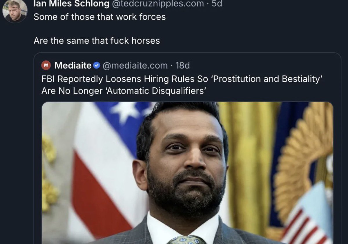 MsEntropy's tweet photo. Some of those who work forces 🎶
Are the same that fuck horses 🎶

literal BANGER https://t.co/GBbDRYMLQd