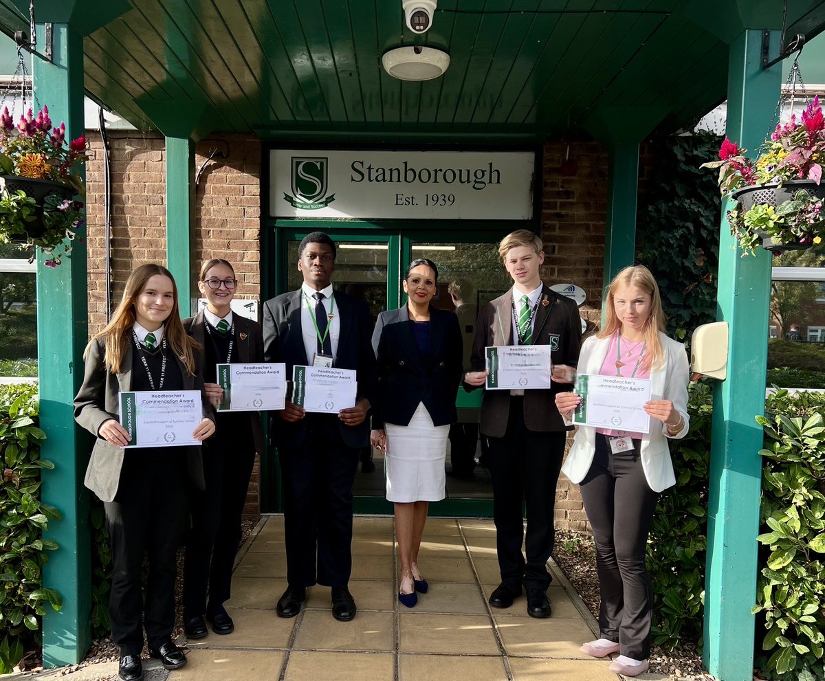 StanboroughS's tweet photo. Huge congratulations to all the students who received the Headteacher’s Commendation Award this week, showcasing the high standards and outstanding achievements at Stanborough School. https://t.co/ufX5sETk0W