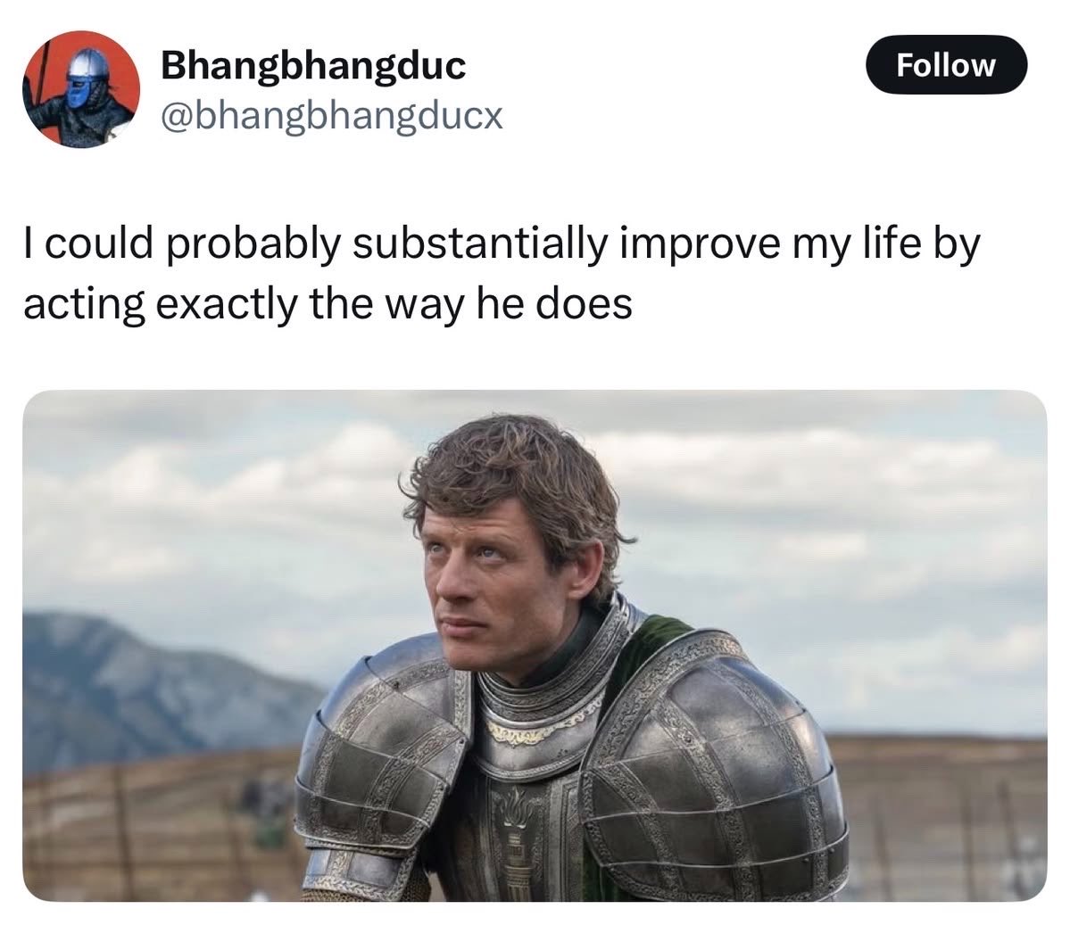 quantiquie's tweet photo. this is actually how we’re supposed to live just delude yourself into saying “we have the clear advantage” when you clearly don’t and roll with it this mentality will open you doors you never even knew existed https://t.co/q9rFHQG8OP