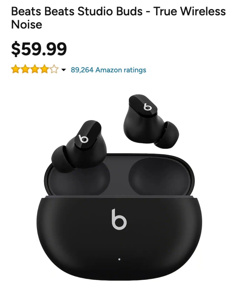 GlitchedDeals's tweet photo. BEATS STUDIO BUDS LOWEST PRICE EVER 

$150 Beats Wireless earbuds drop by $90 at Woot

https://t.co/brV7p2iJ4C

Two colors available at this $60 price

Free shipping for Amazon Prime members #ad https://t.co/cjYm9ylJo9
