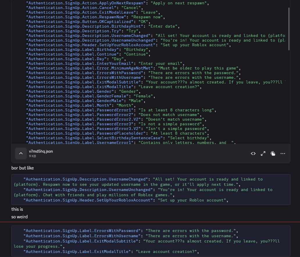 ValraSwag's tweet photo. Roblox seems be bringing back guests.

We just found strings teasing what seems to be in game account creation, from what we can tell this seems related to standalone games (announced at rdc)

You should be able to play them without an account.

Big thanks to @returnrqt for finding this
