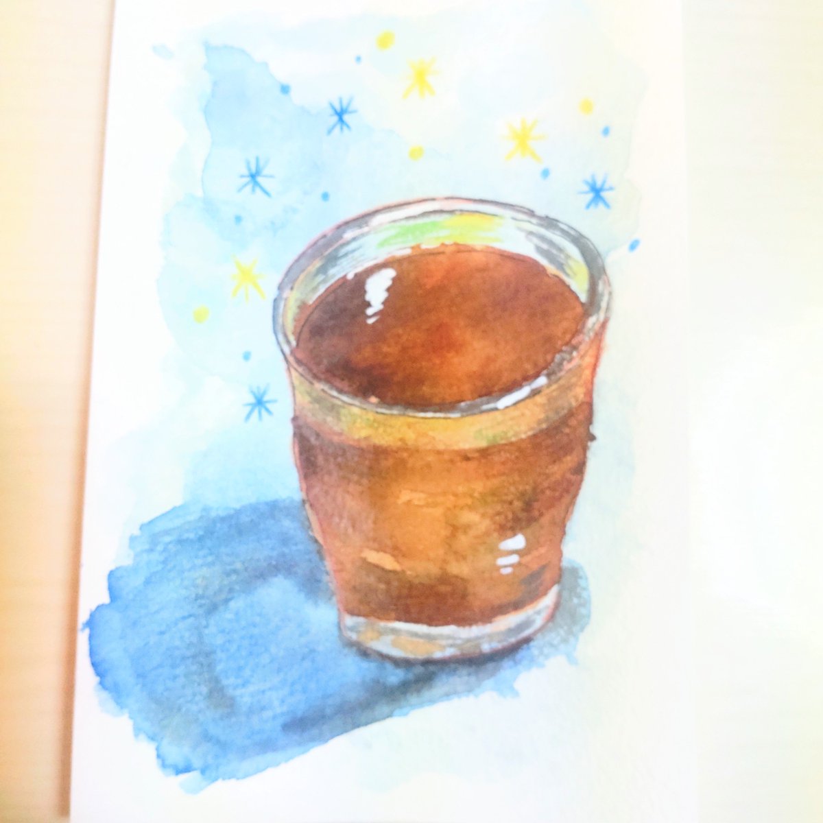 linna767091's tweet photo. いま、ポストカード100枚チャレンジしています。

15枚目。コップ。

 #illustration
 #イラスト https://t.co/aWJWcU0yaM