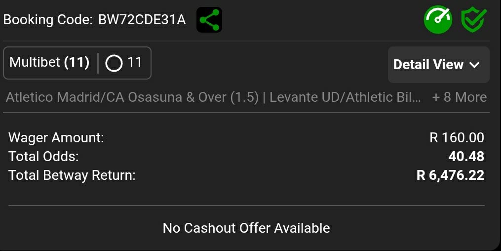 Misheck85y1's tweet photo. 👉  Wednesday   let's  ⚽️ Boom  here 40 odds Double Chance  over 1.5 markets  kick off 19hrs ✅ BW72CDE31A https://t.co/hdBfrrsH1o