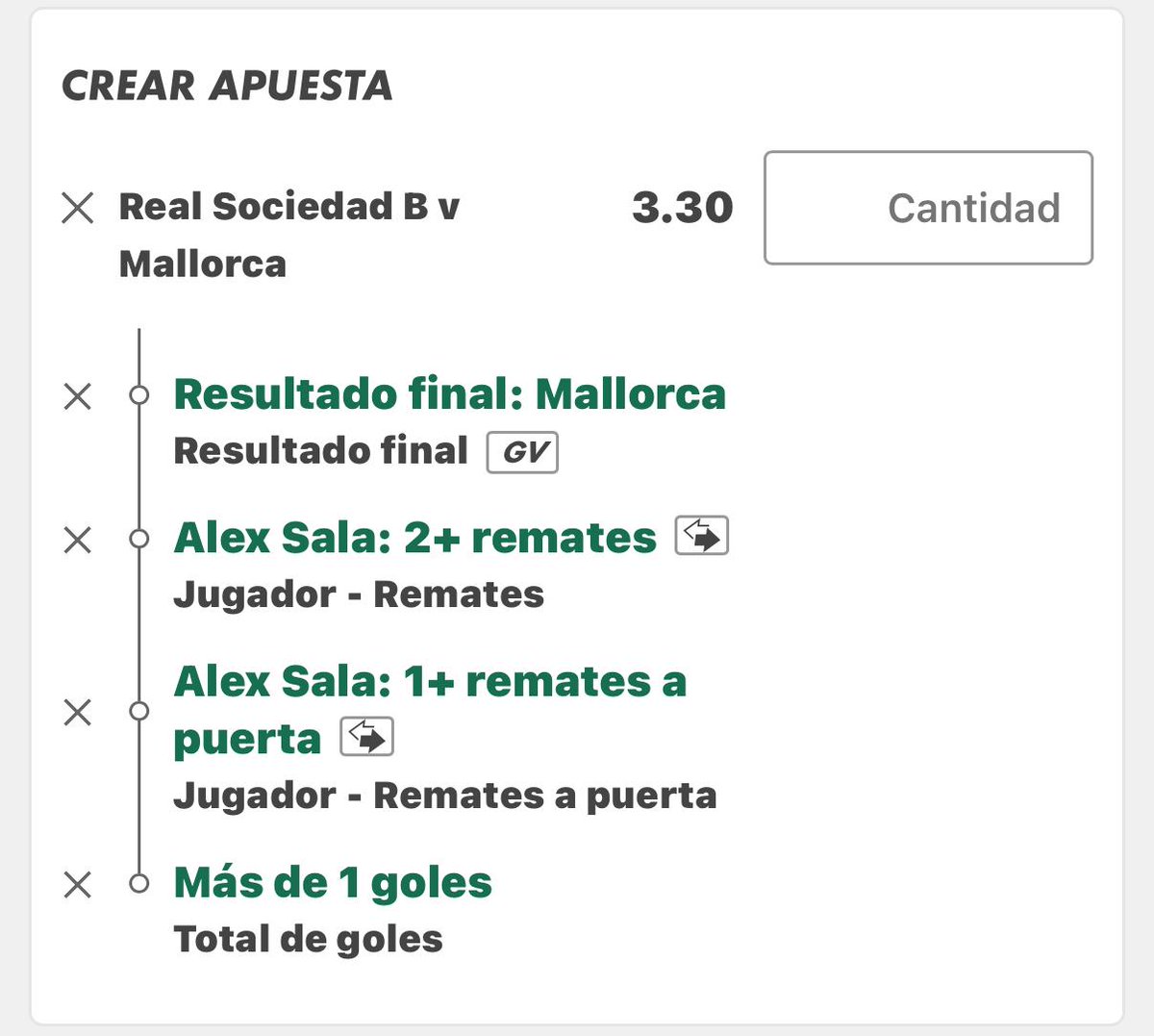HyperPickss's tweet photo. ⚽️ Real B - Mallorca

📊 Como visitante el Mallorca todavía no ha ganado esta temporada pero el equipo y la plantilla es muy superior a una Real B que aunque haya sumado bastante esta temporada, suele tener muchos altibajos.

📊 Alex Sala nuestro chico, ha rematado 2 remates en todos los partidos esta temporada.

📊 Los partidos de ambos equipos esta temporada han sido abierto y con goles, esperamos un partido dinámico y con goles.

Stake 0.75 y 0.25 💰