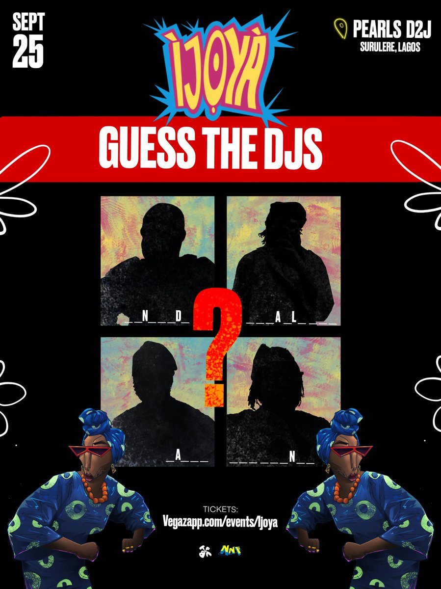 Fairygodgirls's tweet photo. Let's play a game 🌝 guess the DJ’s and get an ALL ACCESS TICKET to #ijoya
.
I'm worried this is too easy 😭 https://t.co/YyoWwTiv88