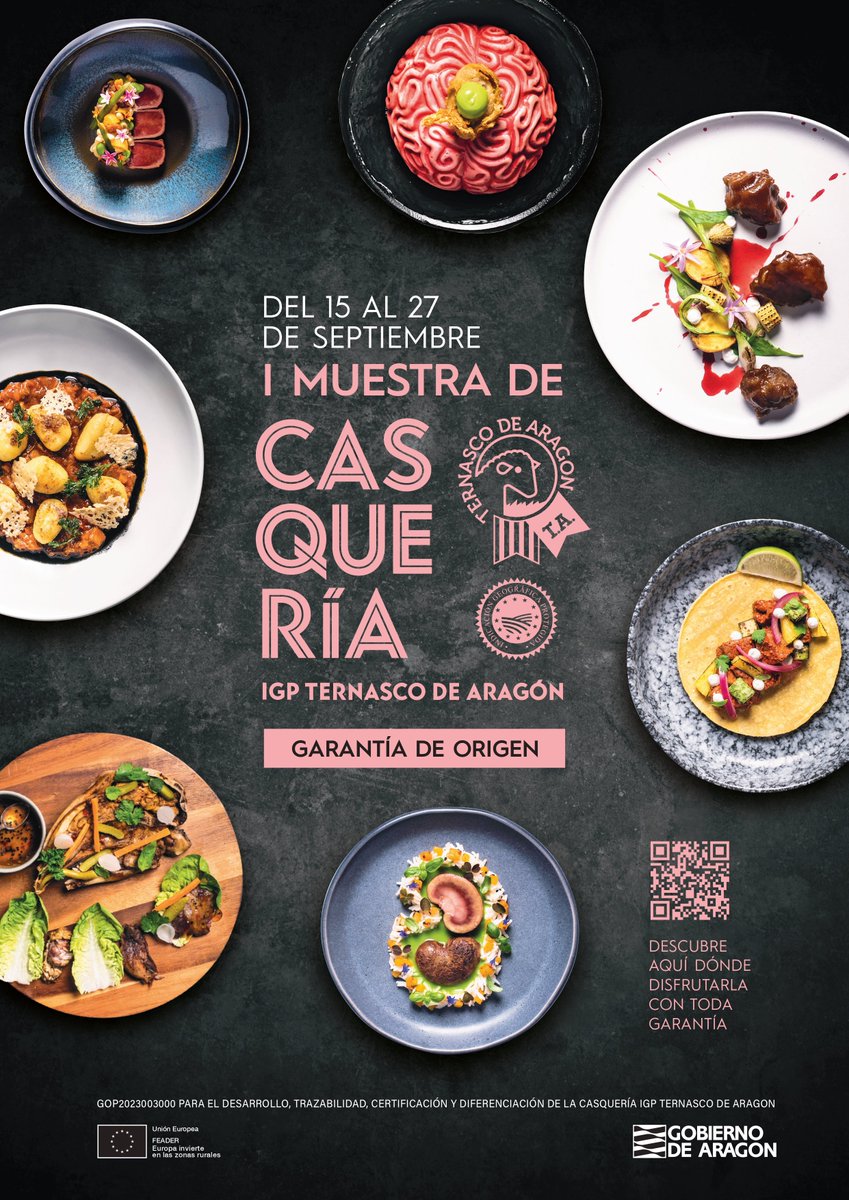 GrupoPastores's tweet photo. Amante de la casquería... ¡estás de suerte!

Hasta el 27 de septiembre disfruta de la I Muestra de Casquería de Ternasco de Aragón en más de 25 establecimientos de nuestra comunidad y Madrid.

Entra en https://t.co/sY9KKT37l7 para tener toda la información. https://t.co/rR20t2Oo9B