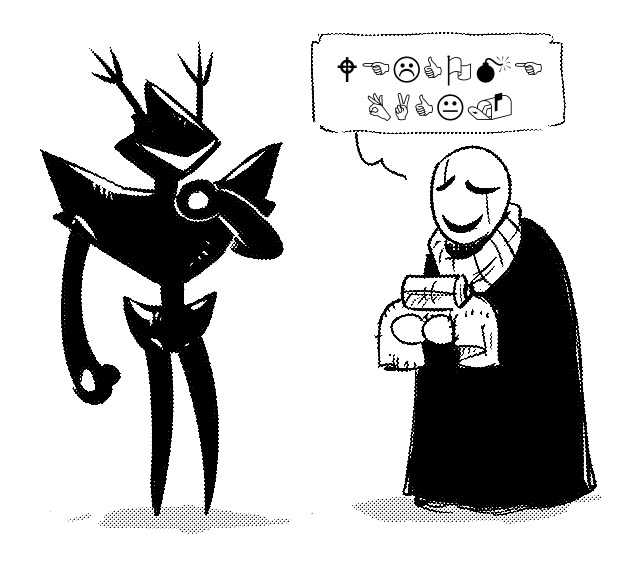 AllesiaTheHedge's tweet photo. So that's why 'Roaring Knight' kidnapped her biggest crush, aka Undyne and Asgore!
(1/2) https://t.co/mfFjMVxkvM