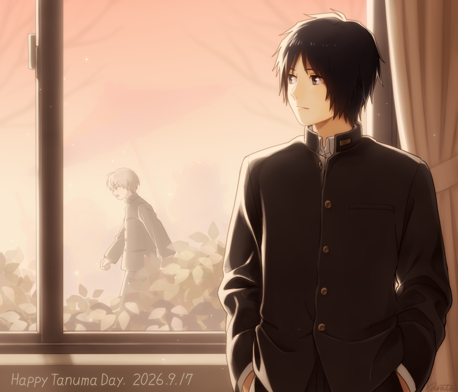 ara_ra62's tweet photo. #田沼要生誕祭2026
お誕生日おめでとうございます！！
原作初登場回、何かの影が見えた気がする田沼くん
タップで夏目くん視点(ダークモードOFF時) https://t.co/7qnMgy0H4u