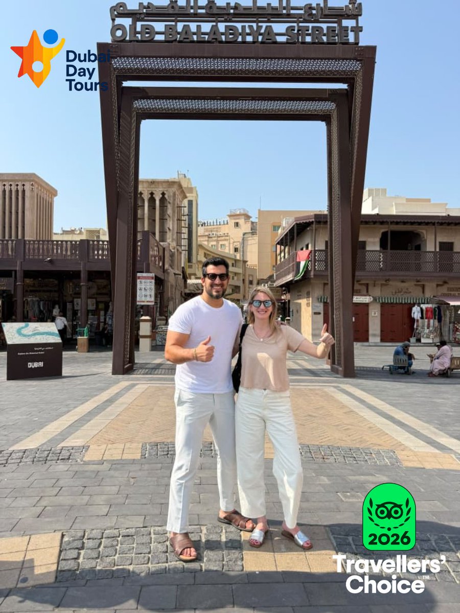 DGHolidays's tweet photo. Last-minute Dubai layover?  
Yes,when it’s planned right.  

Flying Australia to India, this couple left the airport to see Dubai for first time!  

A private transit tour meant comfort, perfect timing, and zero layover stress.  

Discover our collection: https://t.co/WOXFcQRNmB https://t.co/RvElC1Z3hd