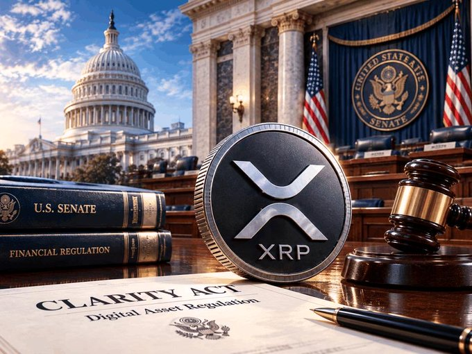 Alice_hert's tweet photo. 🚨 Major News! Is the "CLARITY Act" Making a Comeback?

Just in: Word is that the CLARITY Act might be put to a Senate vote again before October 1st—or before the current congressional session ends!

The first opportunity was missed; will this second chance fundamentally shift market expectations? 👀

If it really returns to the Senate floor, how do you think the crypto market will react?

👇 Share your prediction:
📈 Bullish breakout
📉 Bullish hopes dashed
🔥 Speculate on the hype for now

#CLARITYAct #Crypto #Bitcoin #Cryptocurrency