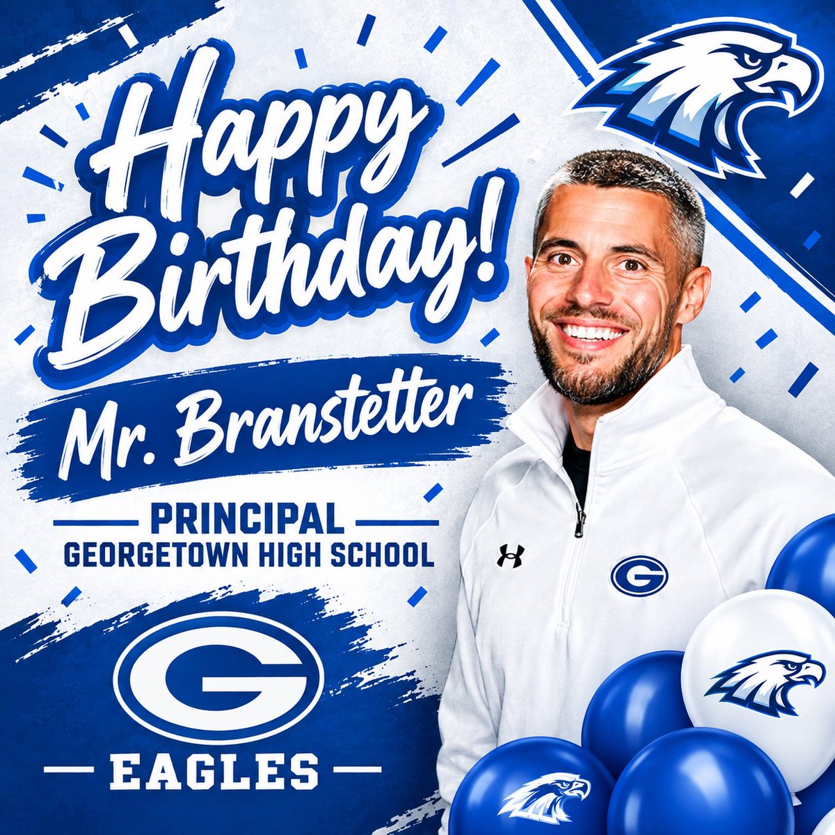 GHSTrainers's tweet photo. Happy birthday Mr. Branstetter!!🎉🎊🎁🎂 https://t.co/rWEYeCetDZ