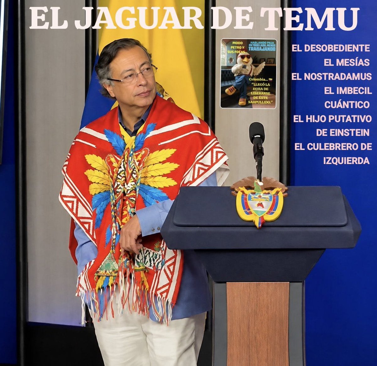 PROYECTOPECC's tweet photo. @chechosangui Alguién llamó a lista?
@Tolaymaruja
Ay. Muchachas...
¡Qué Pecao de #Berto y sus #Focas!
🤔 👀 🇨🇴
"Un #Año Mamerto tiene 48 Semanas...
#Improductivas, #Decadentes y Muy #Corruptivas."
🫰
@DanielSamperO
@gusgomez1701
@Melquisedec70
@zuletalleras
@fidelcanoco
@nytimes @el_pais https://t.co/PnMPmbxbOy