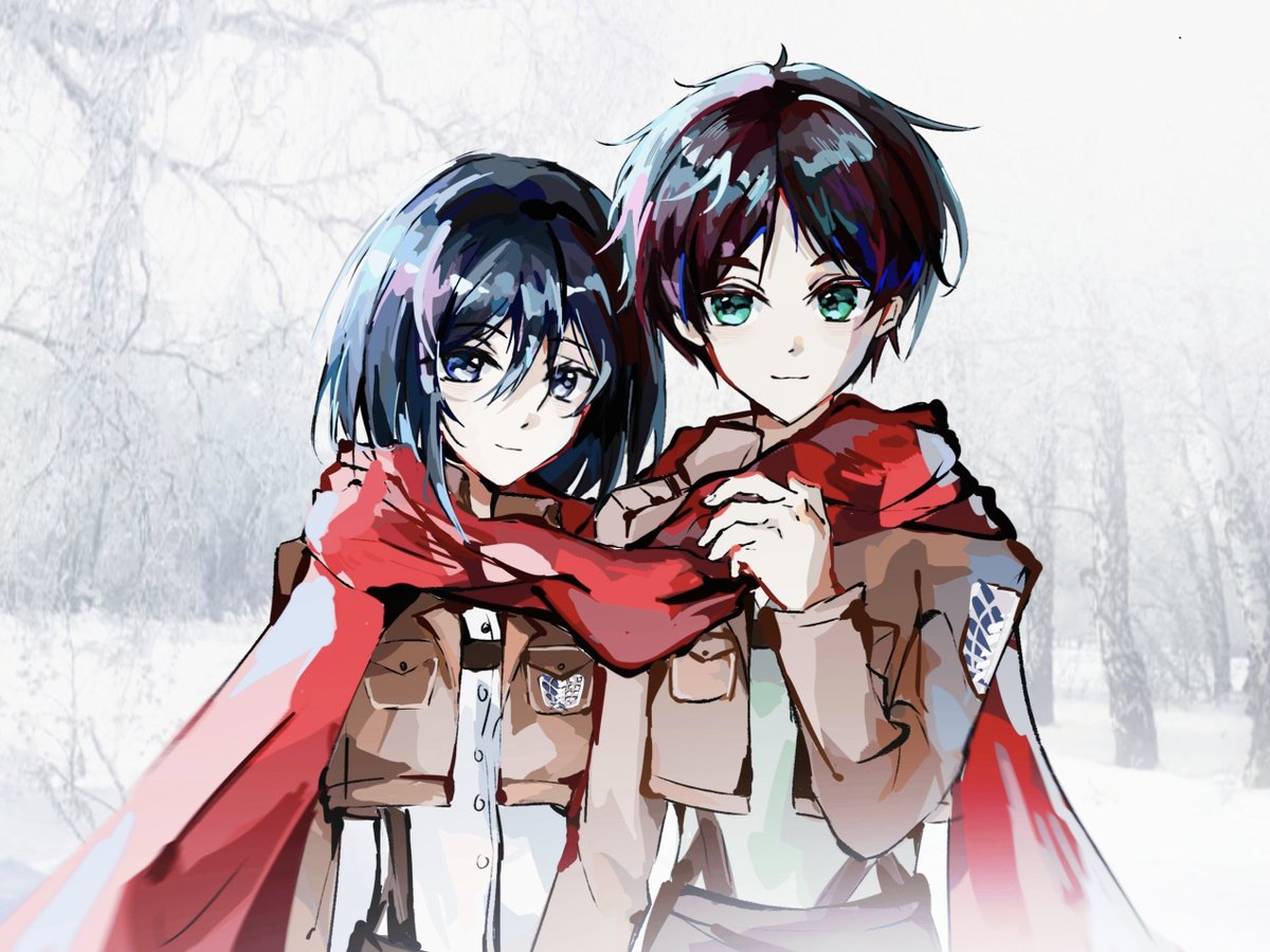 T_MOpera0's tweet photo. ❤️#aot #eremika https://t.co/BOyQR35D4i