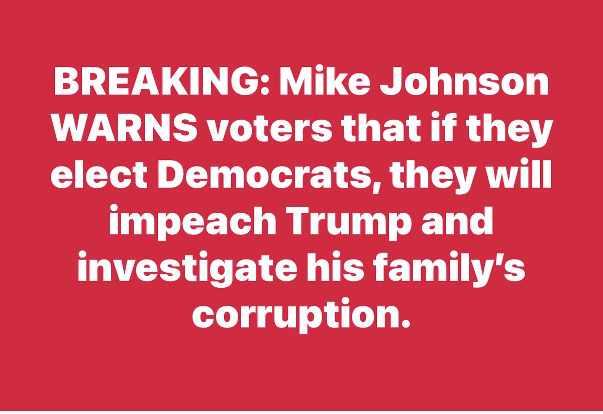 AnnieForTruth's tweet photo. You’re correct Mike Johnson! 💯💯💯 https://t.co/jMp0mc5LO7