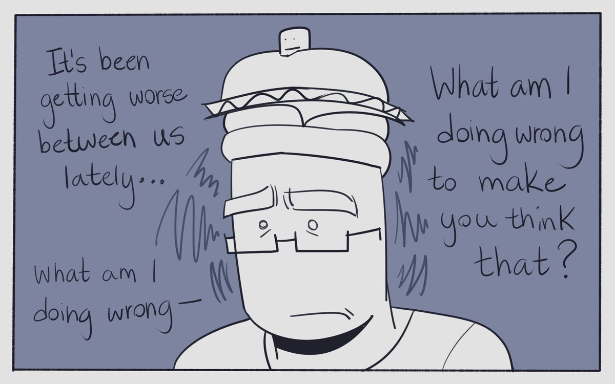 DodoLongnose's tweet photo. Post-forsaken au: therapy  (1/2) #007n7 #coolkid https://t.co/JSkjqMS7hg