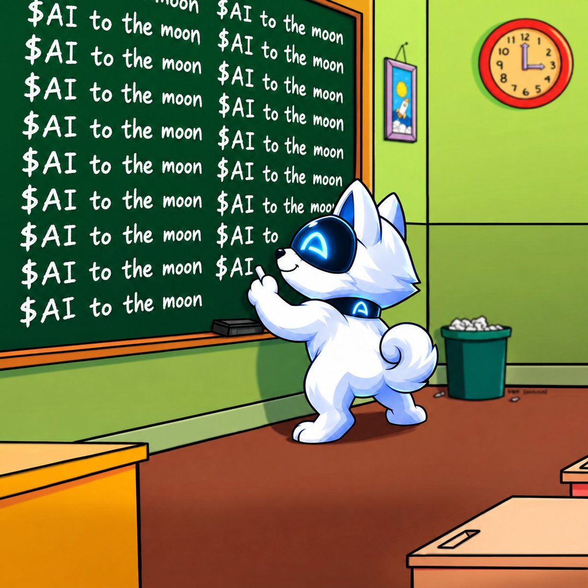ArcInuX's tweet photo. $AI to the moon! https://t.co/oHGH0xLQET