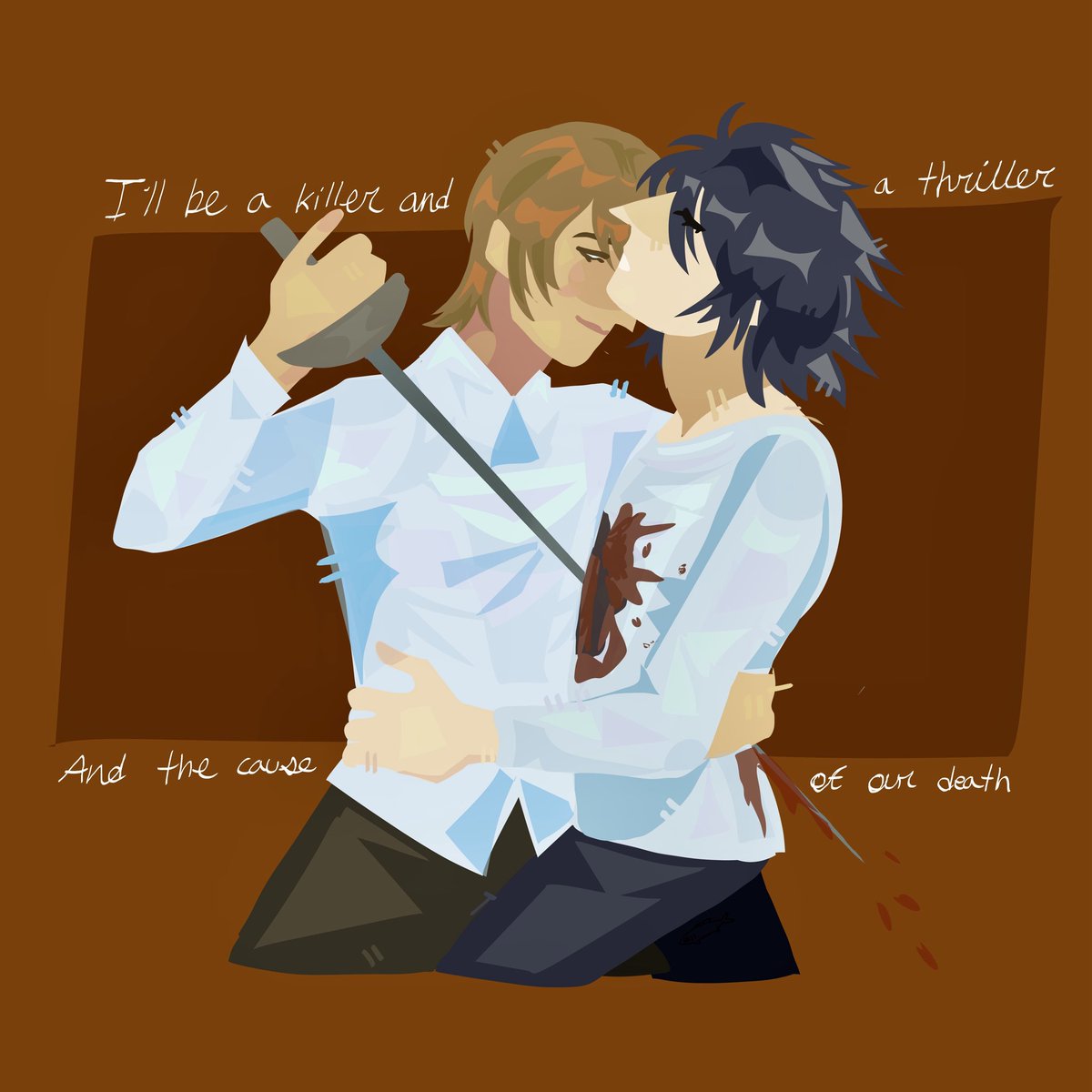 fishsouperr's tweet photo. i’ll be a killer and a thriller and the cause of our death
#デスノート #月L #L月 #deathnote #lawlight #fanart https://t.co/Gst6wgnQ5t