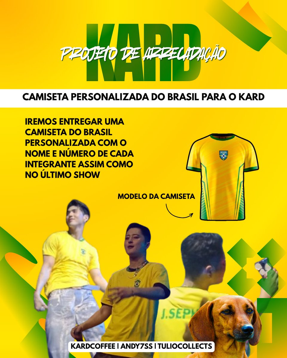 kardcoffee's tweet photo. [Projeto de Arrecadação] Kard - Nowhere in São Paulo

Iremos comprar 4 camisetas personalizadas do Brasil para os integrantes e entregar igual no último show e projeto que fizemos. 

Pix: lopestulioaugusto9@gmail.com

Qualquer valor é bem vindo! 💙 https://t.co/lSrmU5HTZb