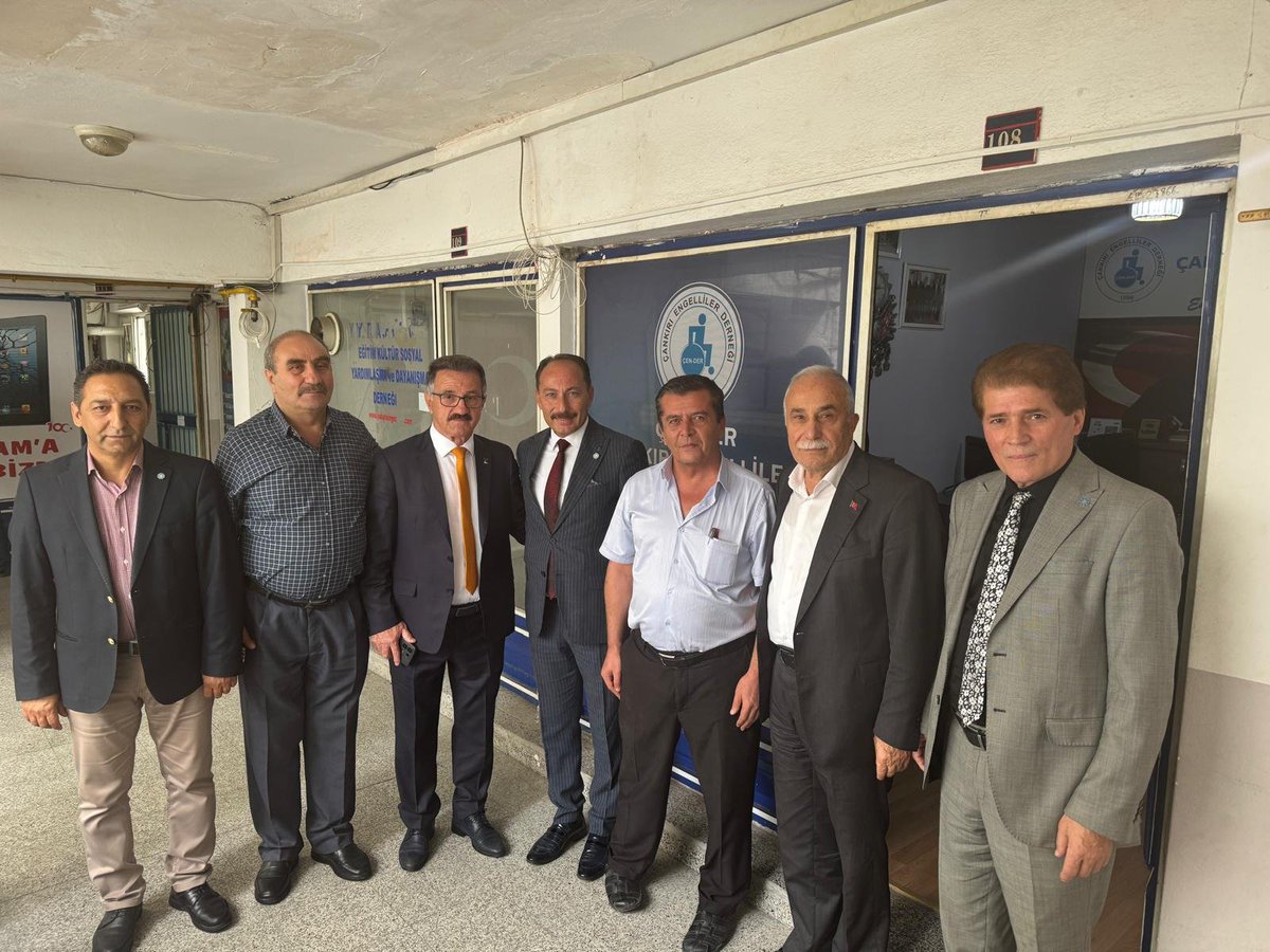 aefakibaba's tweet photo. Çankırı İl Başkanımız Sayın İbrahim Doğu ve teşkilatımızla birlikte; Çankırı Ticaret ve Sanayi Odası Başkanı Sayın Hayrettin Çelikten'i, Engelliler Dernek Başkanlığını ve Muhtarlar Dernek Başkanlığını ziyaret ettik.

Nazik misafirperverlikleri ve yakın ilgileri için kıymetli Başkanlarımıza teşekkür ediyorum.@iyiparti