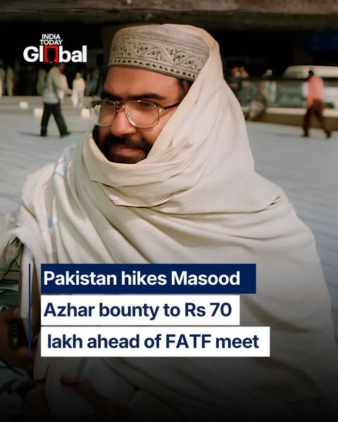 ehsandabraj's tweet photo. Bounty/RealityPakistan’s 2026 FIA Red Book reported UN-sanct JeMchief Masood Azhar’s bounty to PKR 70 lakh.reports show JeM PKR 1.5 bn last year Bahawalpur base was rebuilt for Rs 25 crore counter-terror enforce #CounterTerrorFinance #MasoodAzhar #TerrorFinancing #JaishEMohammed https://t.co/y0MbvdReyr